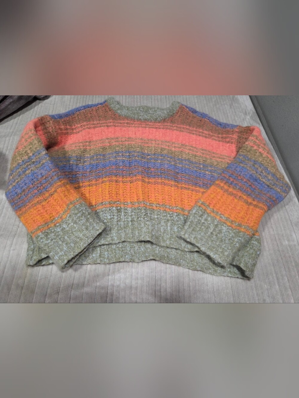 Velvet by Graham & Spencer RAVEN Stripe Knit 89% Alpaca